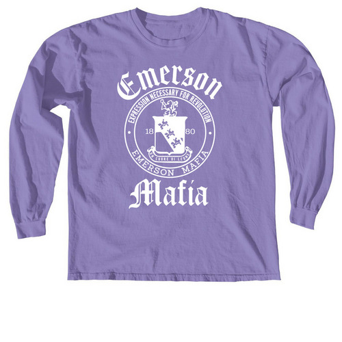ST4 Emerson Mafia Long Sleeve Shirt, a Violet Comfort Colors Long Sleeve Tee