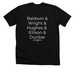 5 Kings of Literature, a Solid Black Blend Premium Unisex Tee