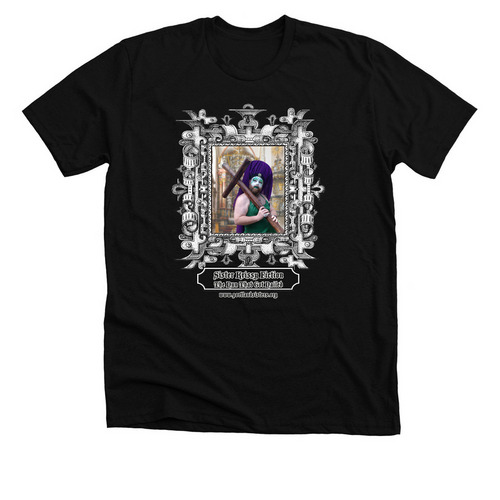 Sister Krissy Fiction T-Shirts, a Solid Black Blend Premium Unisex Tee