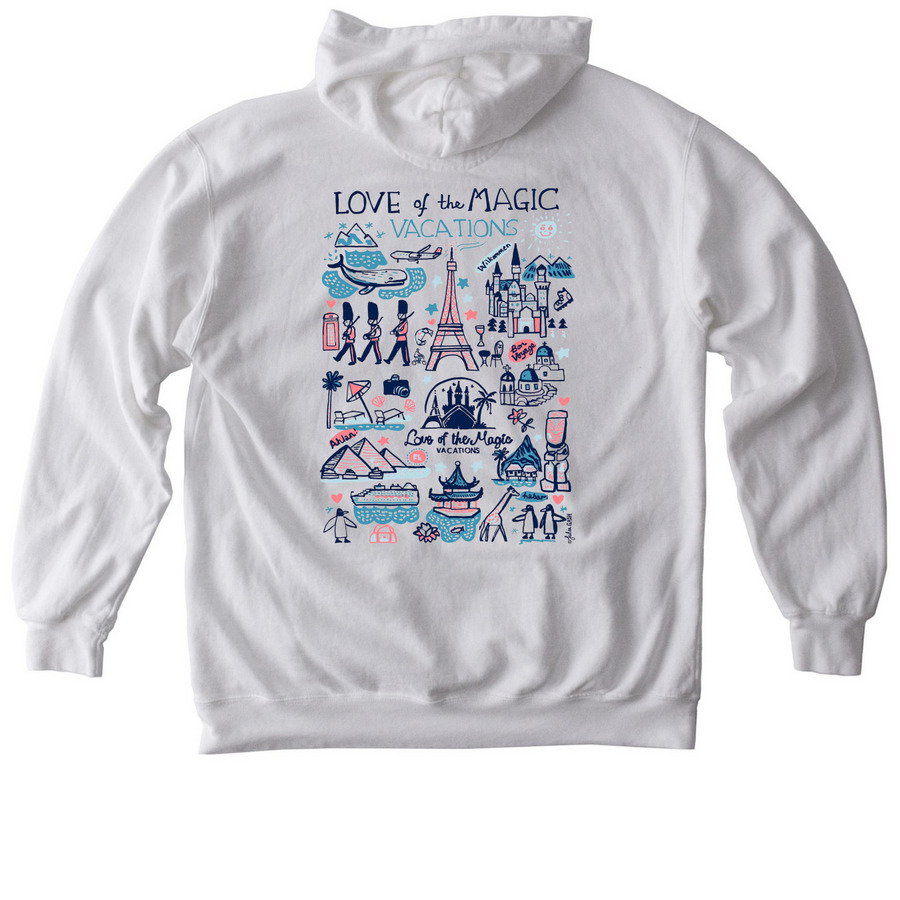 LOTMV Summit 2026, a White Comfort Colors Pullover Hoodie (back-view)
