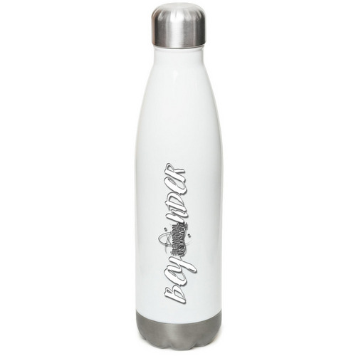 #BeyondHydration, a White Stainless Steel Water Bottle