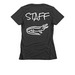 NEW STAFF UNIFORMS!, a Charcoal Women's Slim Fit Tee (back-view)