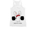 Buns of Steel, a White Women's Racerback