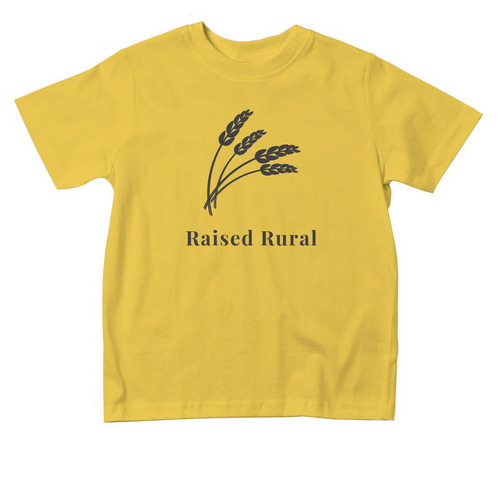 Farm Safety - Toddler Raised Rural, a Yellow Toddler Tee