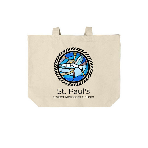 St. Paul's Tote Bag, a Natural Cotton Canvas Tote Bag