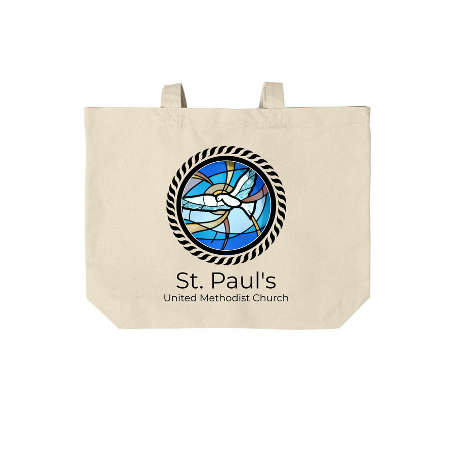 St. Paul's Tote Bag, a Natural Cotton Canvas Tote Bag