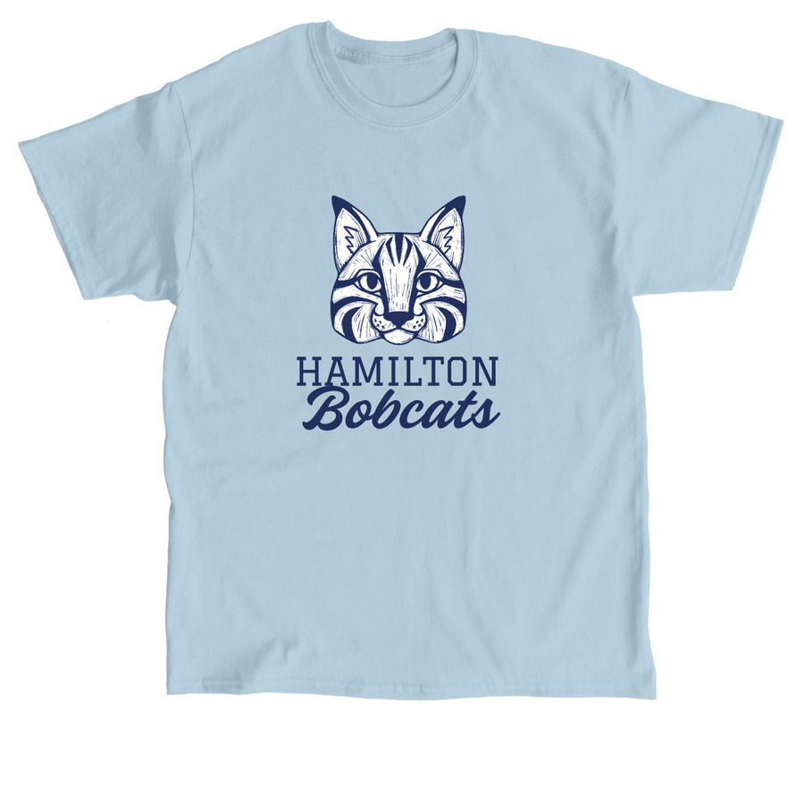Fancy Bobcat, a Light Blue Classic Unisex Tee