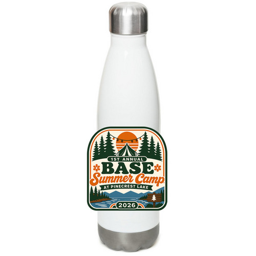 Water bottles, a White Stainless Steel Water Bottle