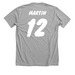 Tucker Martin Player Jersey, a Athletic Heather Premium Unisex Tee (back-view)