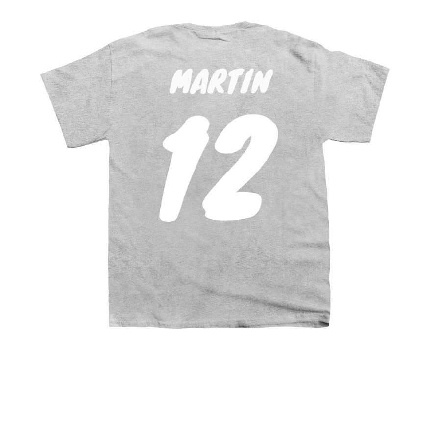 Tucker Martin Player Jersey, a Sport Grey Youth Unisex Tee (back-view)