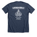 Arpro, a Heather Navy Premium Unisex Tee (back-view)