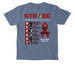 Stroke Advocacy Benefit for Stroke Survivors, a Blue Jean Comfort Colors Pocket Tee (back-view)