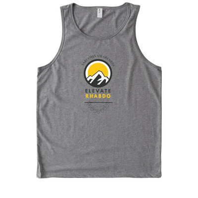 Elevate Rhabdo, a Aluminum Grey Allmade Eco Triblend Tank