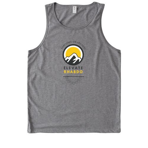 Elevate Rhabdo, a Aluminum Grey Allmade Eco Triblend Tank