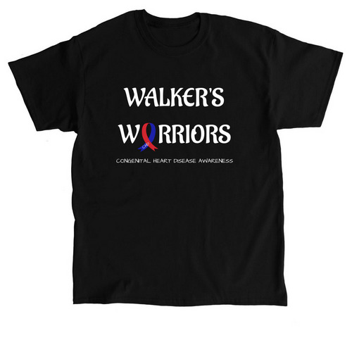 WALKERS WARRIORS, a Black Classic Unisex Tee