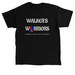 WALKERS WARRIORS, a Black Classic Unisex Tee