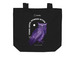 Stars Above, Wonder Within, a Black Organic Cotton Tote Bag