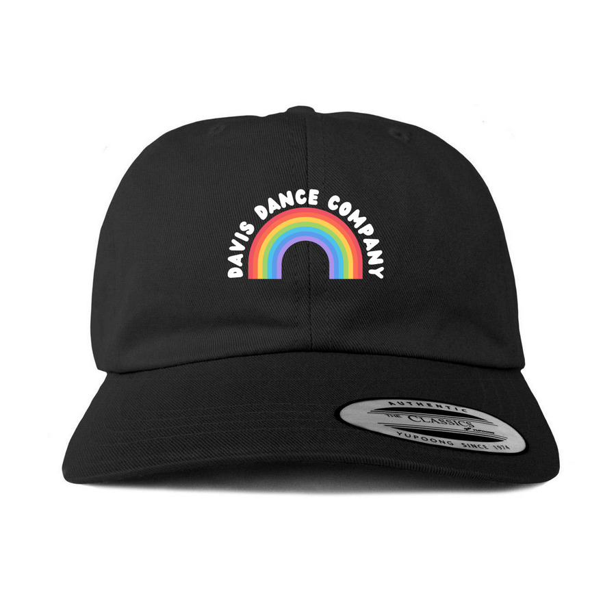DDC Rainbow Hat, a Black Printed Classic Baseball Cap