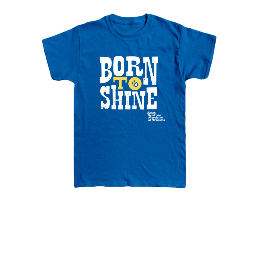 Awareness Merchandise - Born To Shine Toddler, a Royal Blue Toddler Tee