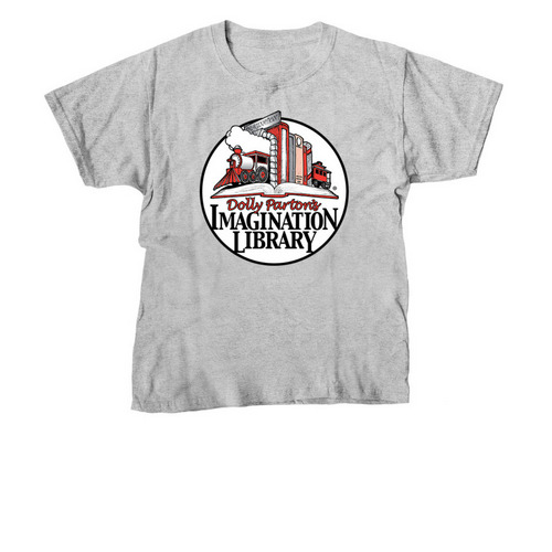 Youth Dolly Parton's Imagination Library Gear, a Sport Grey Youth Unisex Tee
