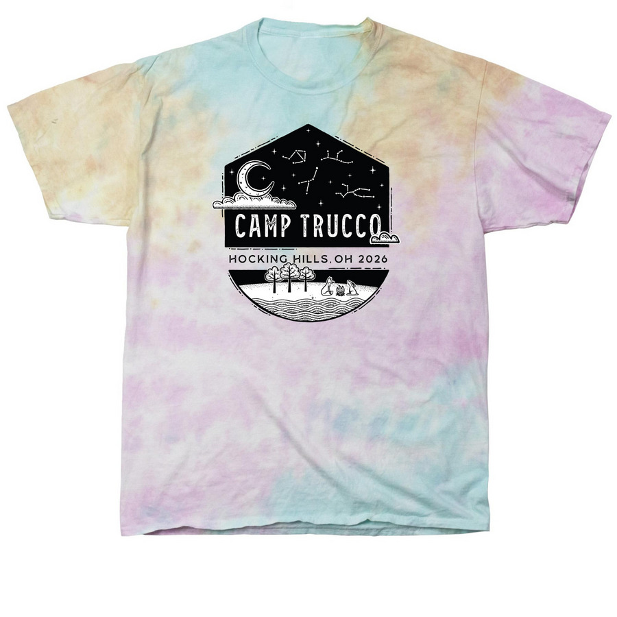 2026 Camp Trucco, a Snow Cone Classic Tie Dye Tee