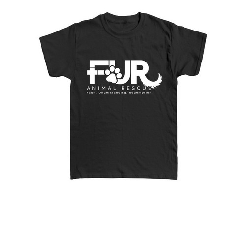 Kids Shirts FUR Paws, a Black Toddler Tee