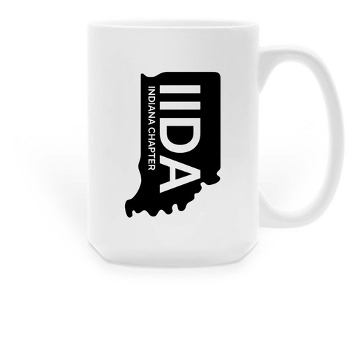 IIDA Indiana&nbsp;, a White Large Coffee Mug