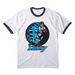 Santa Cruz Derby Groms Legacy - Ringer Tees, a White/ Navy Cotton Ringer Tee