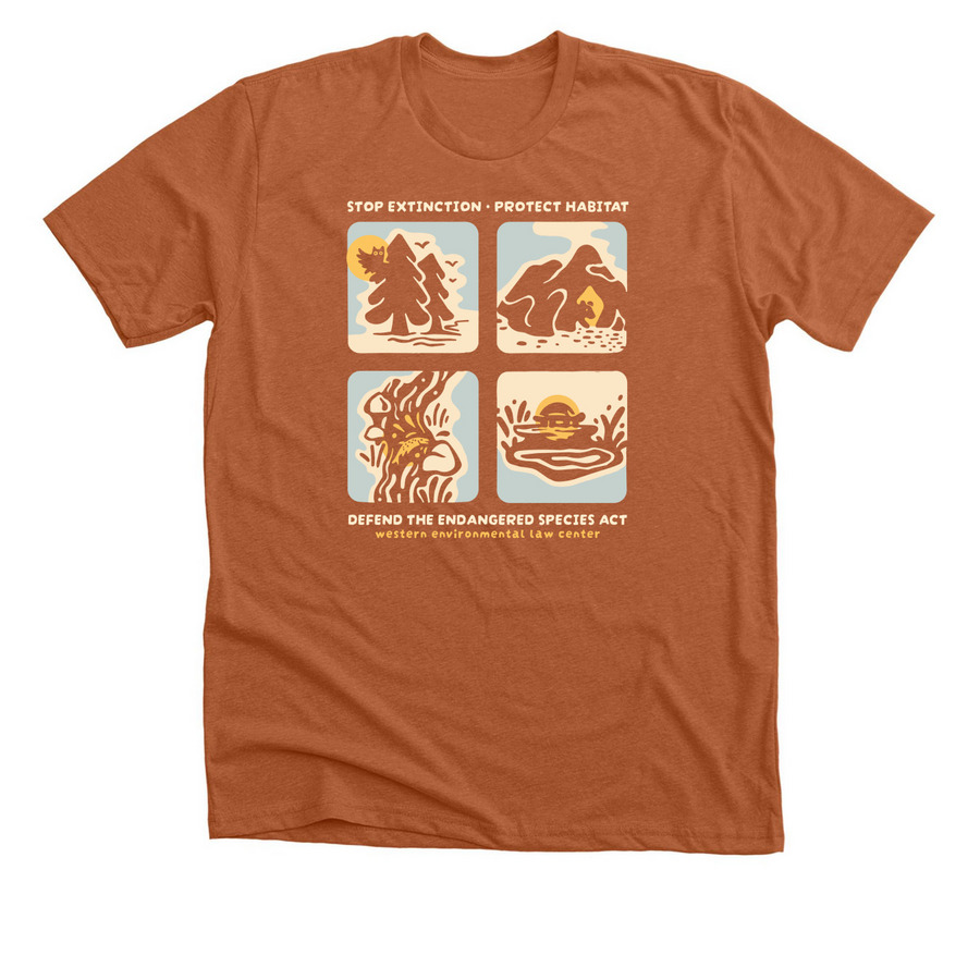 Habitat hero!, a Heather Autumn Premium Unisex Tee