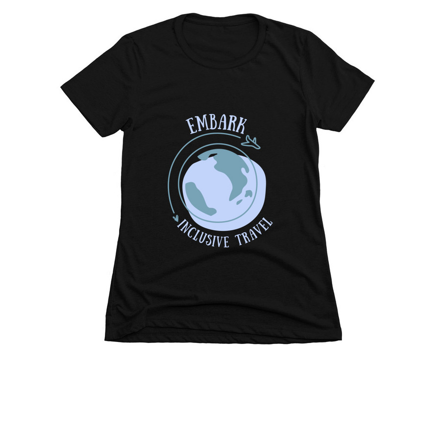 Embark Inclusive Travel, a Black Women's Slim Fit Tee