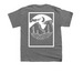 Adventurer Against ALS Shirts, a Charcoal Youth Unisex Tee (back-view)