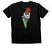 Pal Map, a Black Heather Premium Unisex Tee (back-view)