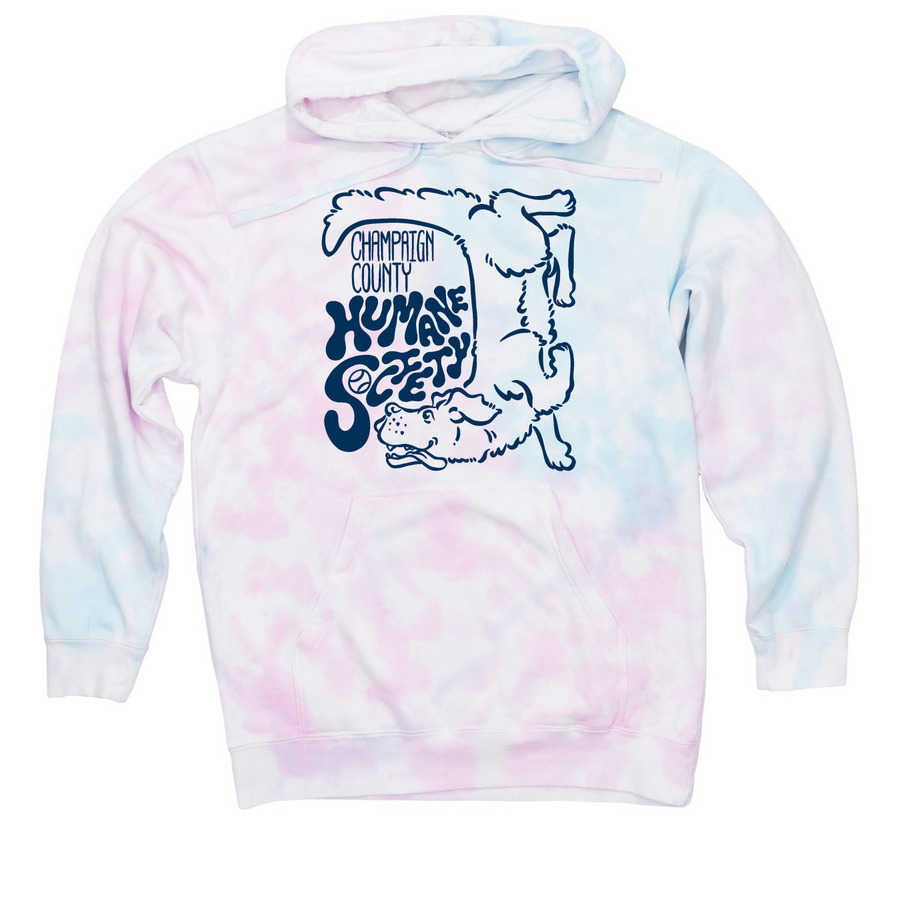 Dog Lover's Tie-Dye - Summer 2026 Exclusive, a Cotton Candy Tie Dye Pullover Hoodie