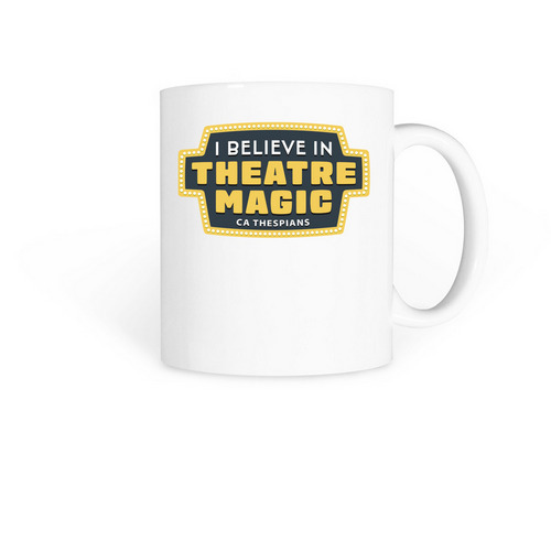 I believe in theatre magic!&nbsp;, a White Coffee Mug