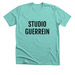 Studio Guerrein Statement Tee, a Heather Sea Green Premium Unisex Tee