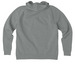 WSC4 Allmade Organic Hoodie, a Aluminum Grey Heather Allmade Organic CVC Pullover Hoodie (back-view)