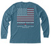 Stronger Together - 2026 MOAA Chari-Tee, a Heather Deep Teal Premium Long Sleeve Tee (back-view)