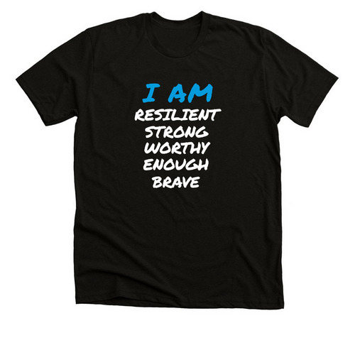 I Am..., a Solid Black Blend Premium Unisex Tee