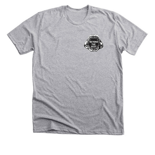 "Shark Research"&nbsp;, a Athletic Heather Premium Unisex Tee