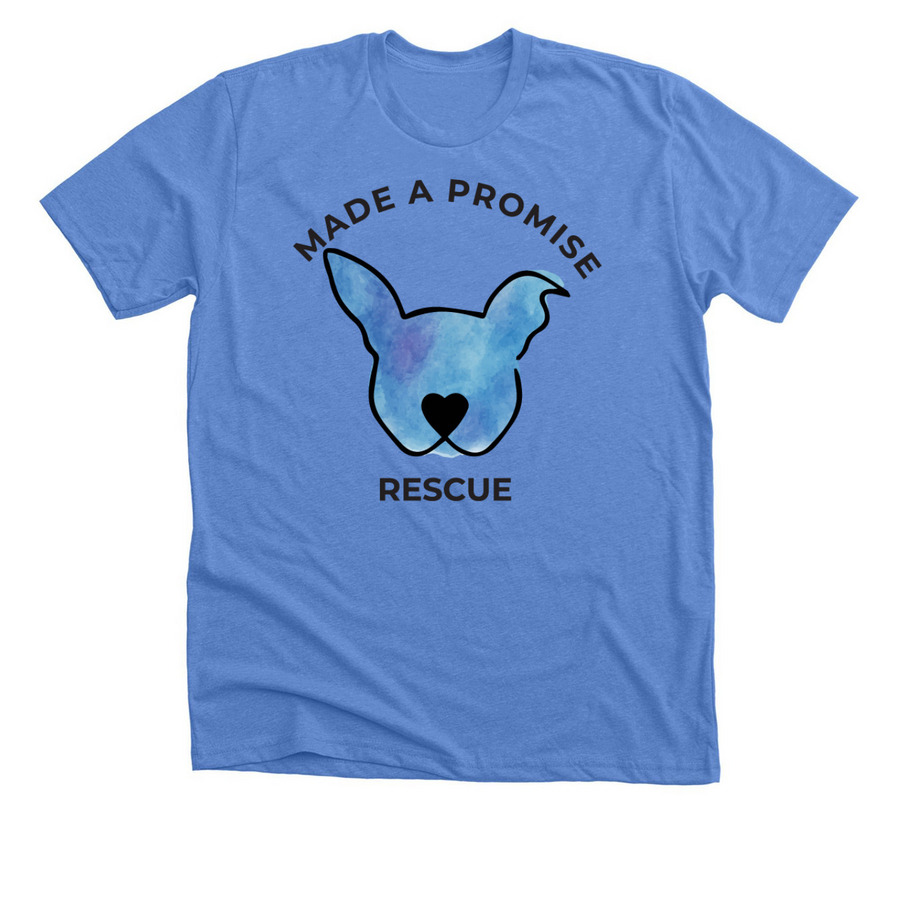 Colorful Promises, a Heather Columbia Blue Premium Unisex Tee
