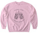 YLCI Floral Lungs, a Light Pink Softstyle Crewneck Sweatshirt
