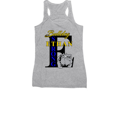 Ethan Strong, a Athletic Heather Women's Racerback
