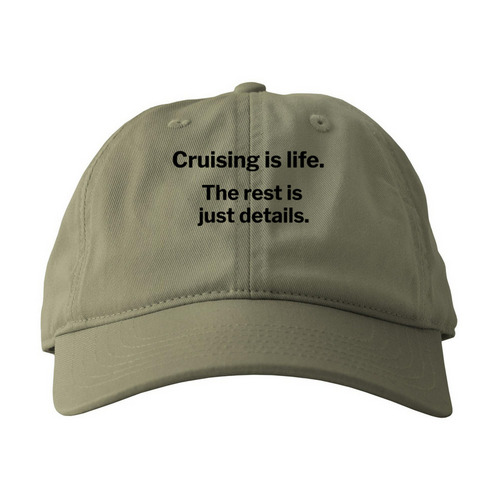 Hat - Cruising is Life, a Jungle Printed Eco Baseball Cap