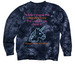 Gianna's 1st Re-Birthday, a Navy Tie Dye Crewneck Sweatshirt (back-view)