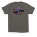 Logo Back Shirt, a Asphalt Premium Cotton Tee (back-view)