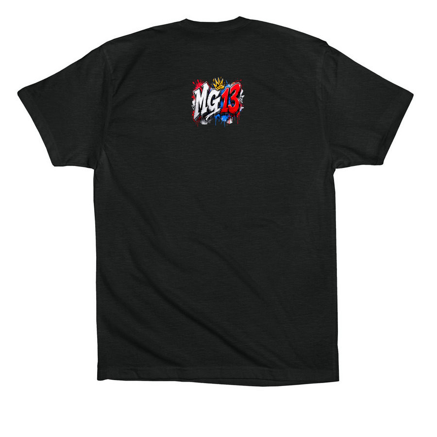 1 Of 1 Tee/Crewneck/Men & Women Muscle Tee, a Vintage Black Premium Cotton Tee (back-view)