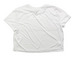 FBR Henry Logo, a White Women?s Flowy Cropped Tee (back-view)