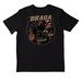 Team Braga IFR 2026 Active Wear, a Black Nike Dri-FIT Jersey Blend Performance Tee (back-view)
