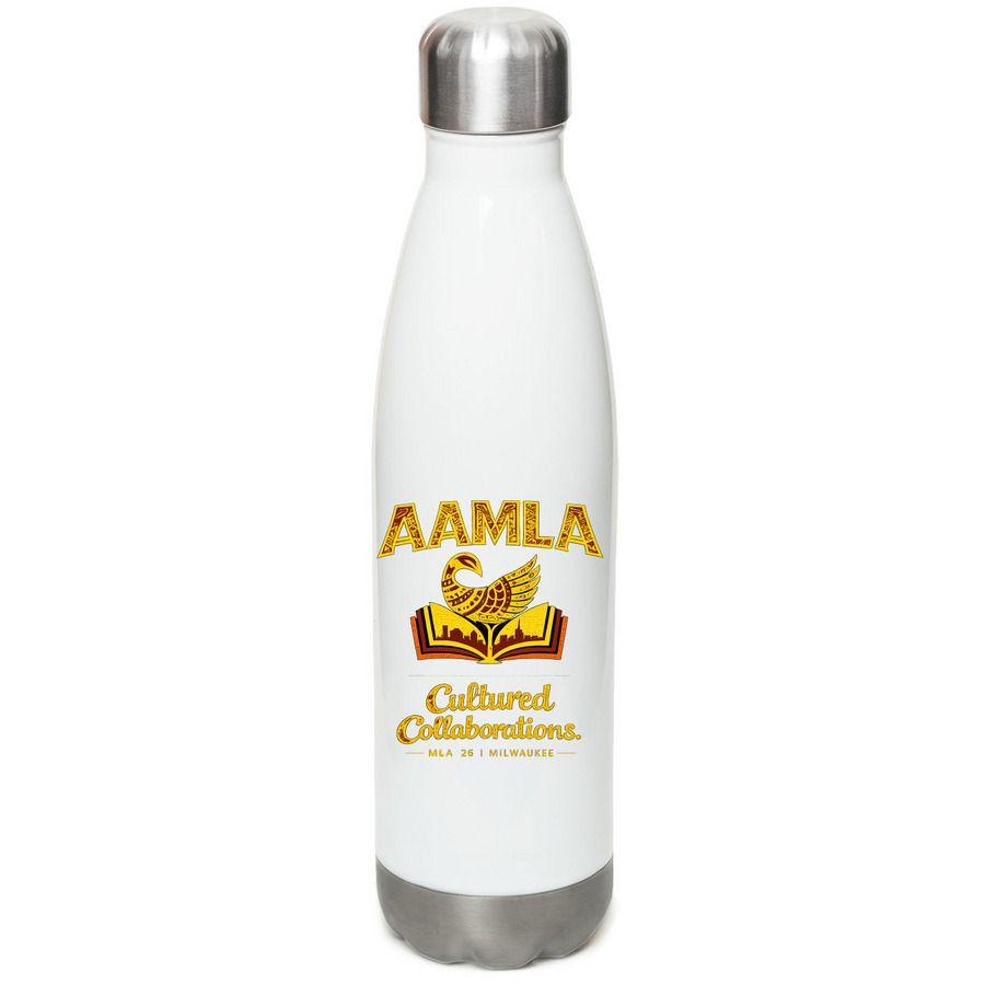 2026 Water Bottle, a White Stainless Steel Water Bottle