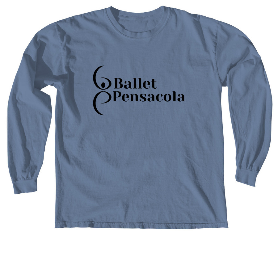 Ballet Pensacola Apparel, a Blue Jean Comfort Colors Long Sleeve Tee